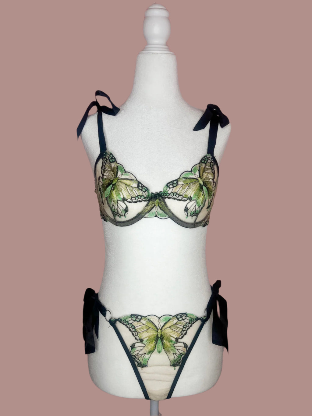 Butterfly Kisses in Green