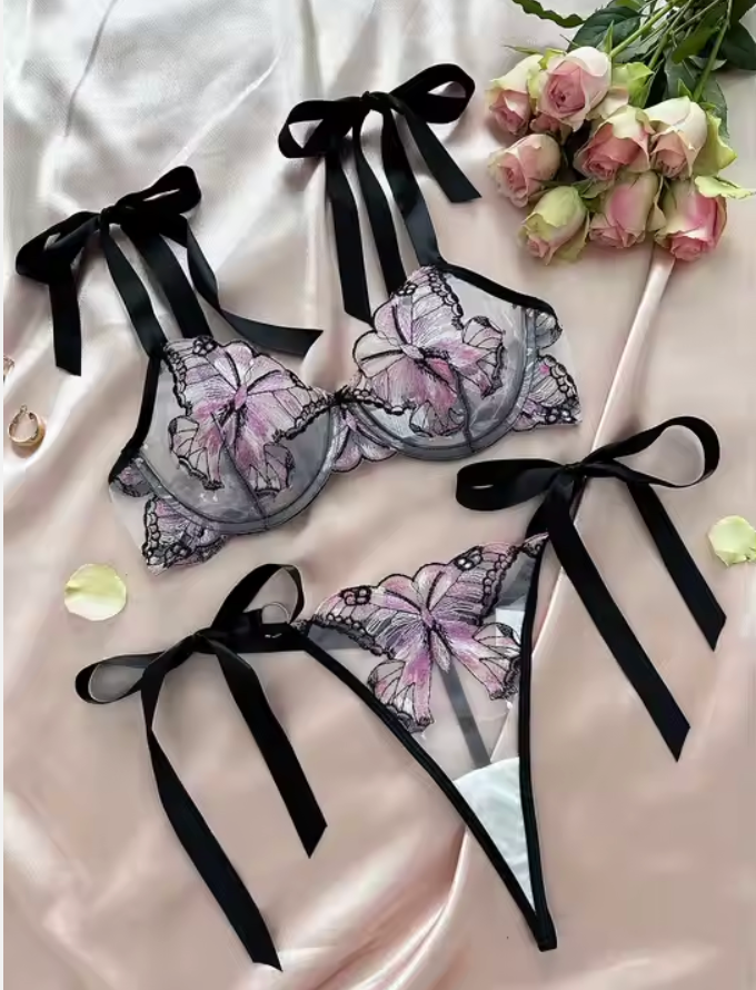 Butterfly Kisses in Purple